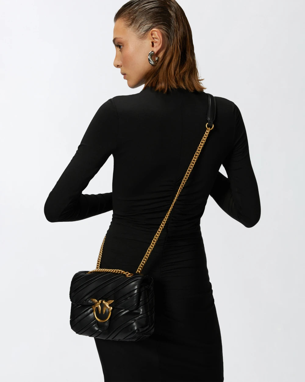 Torebka Mini Love Bag Puff Nappa od PINKO