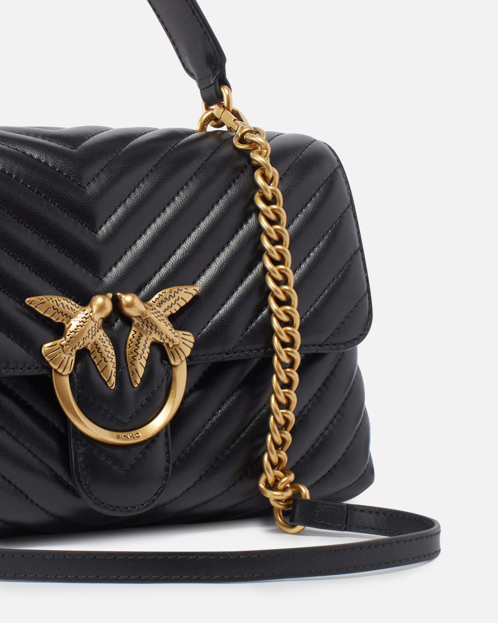 Torebka Lady Love Puff Chevron od PINKO