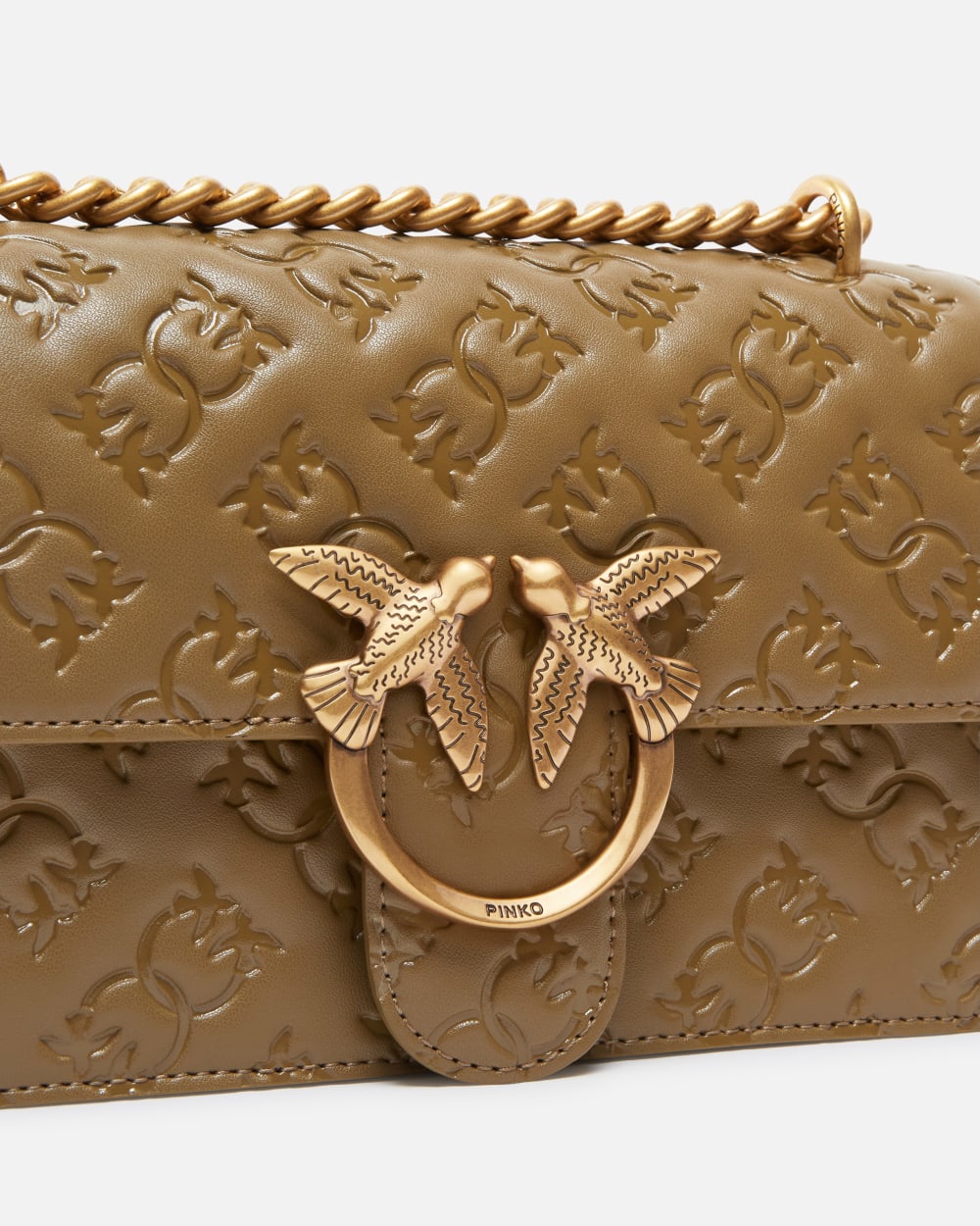 Torebka Mini Love Bag Pelle Imprime od PINKO