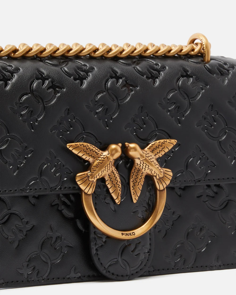 Torebka Mini Love Bag Pelle Imprime od PINKO