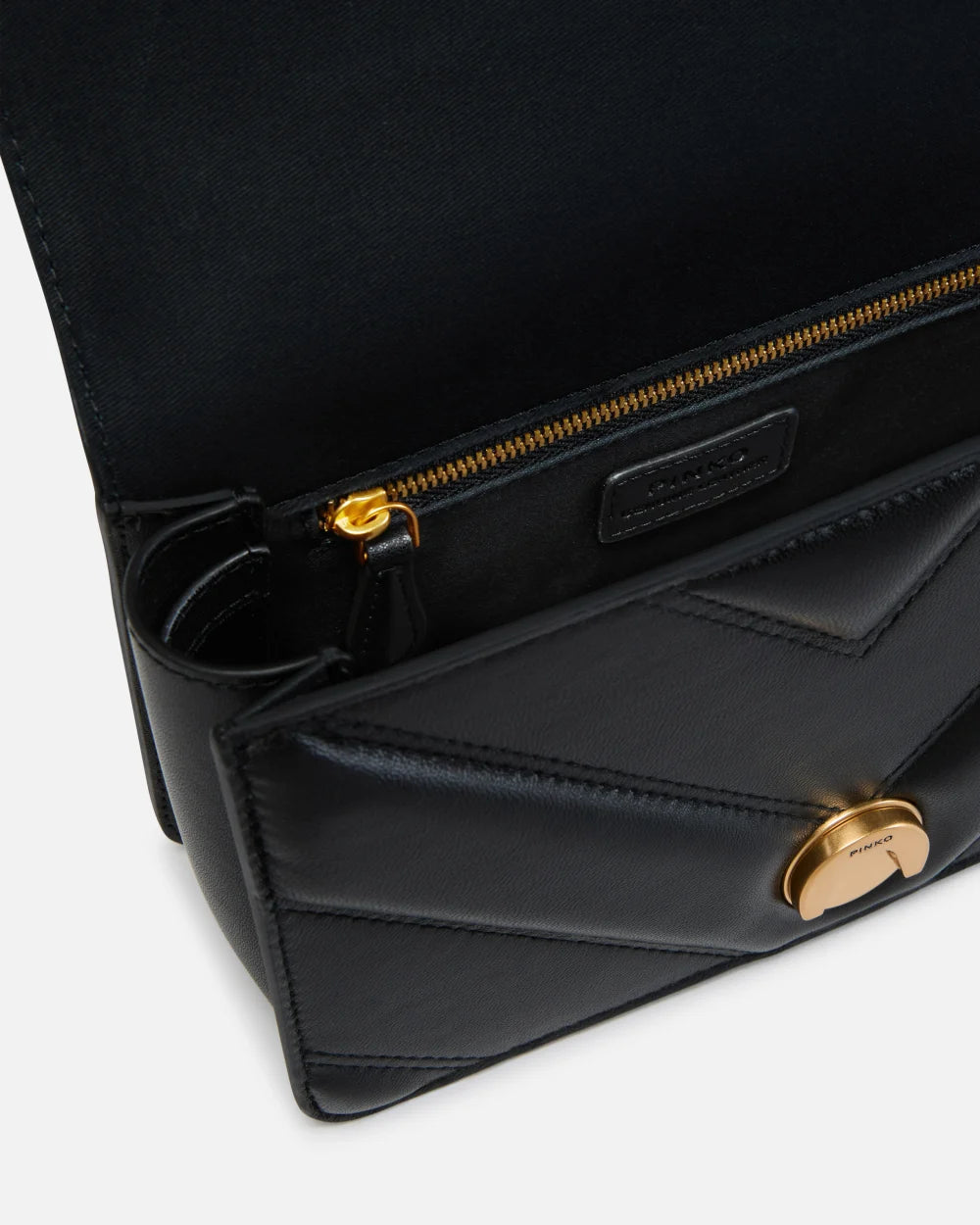 Torebka Love Bag Mini Chevron-quilted od PINKO