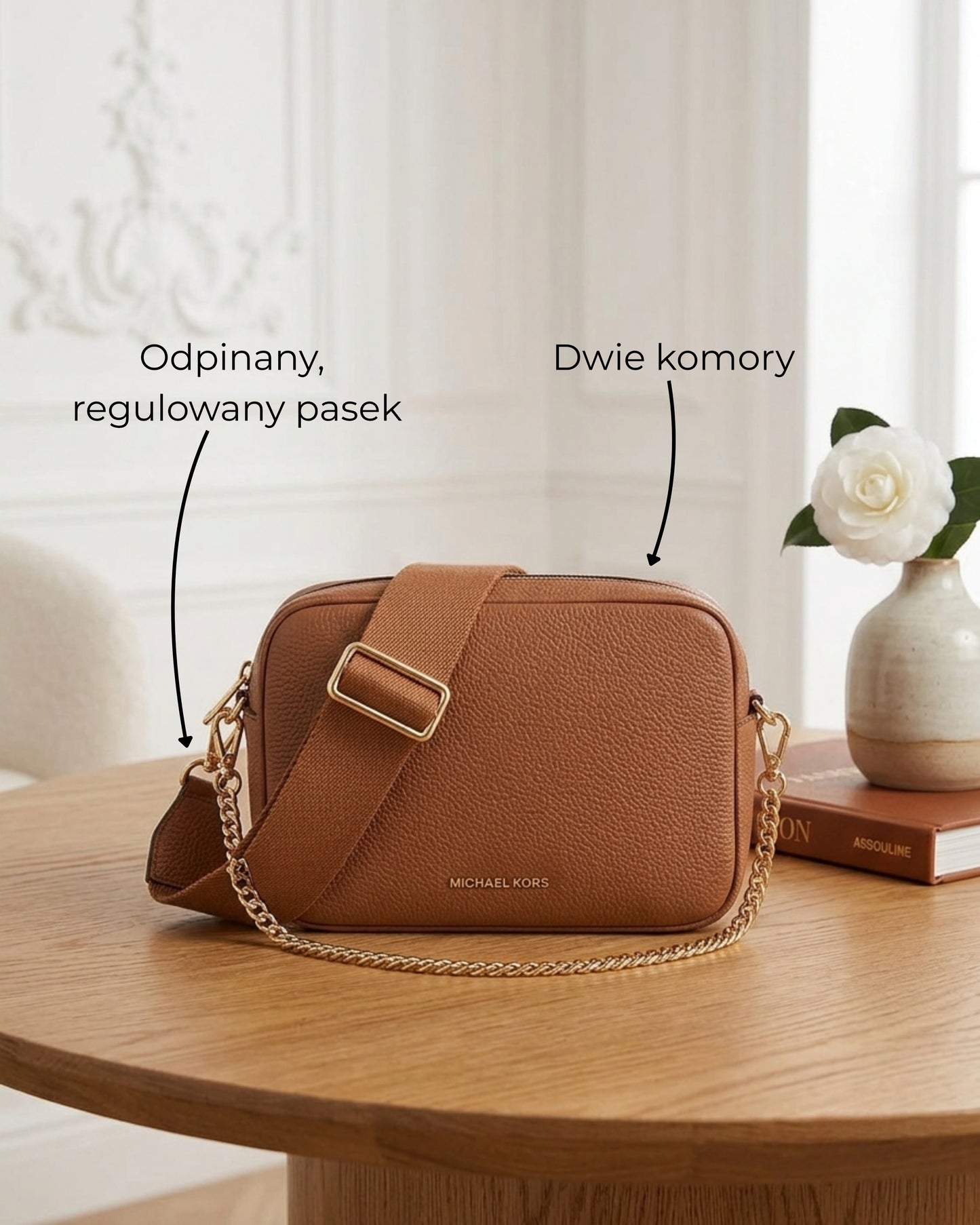 Średnia torebka do przewieszenia przez ramię Bryant marki Michael Kors
