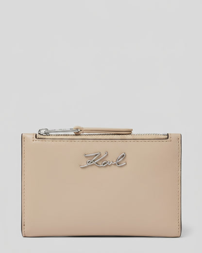 Portfel Dwudzielny K/SIGNATURE marki Karl Lagerfeld