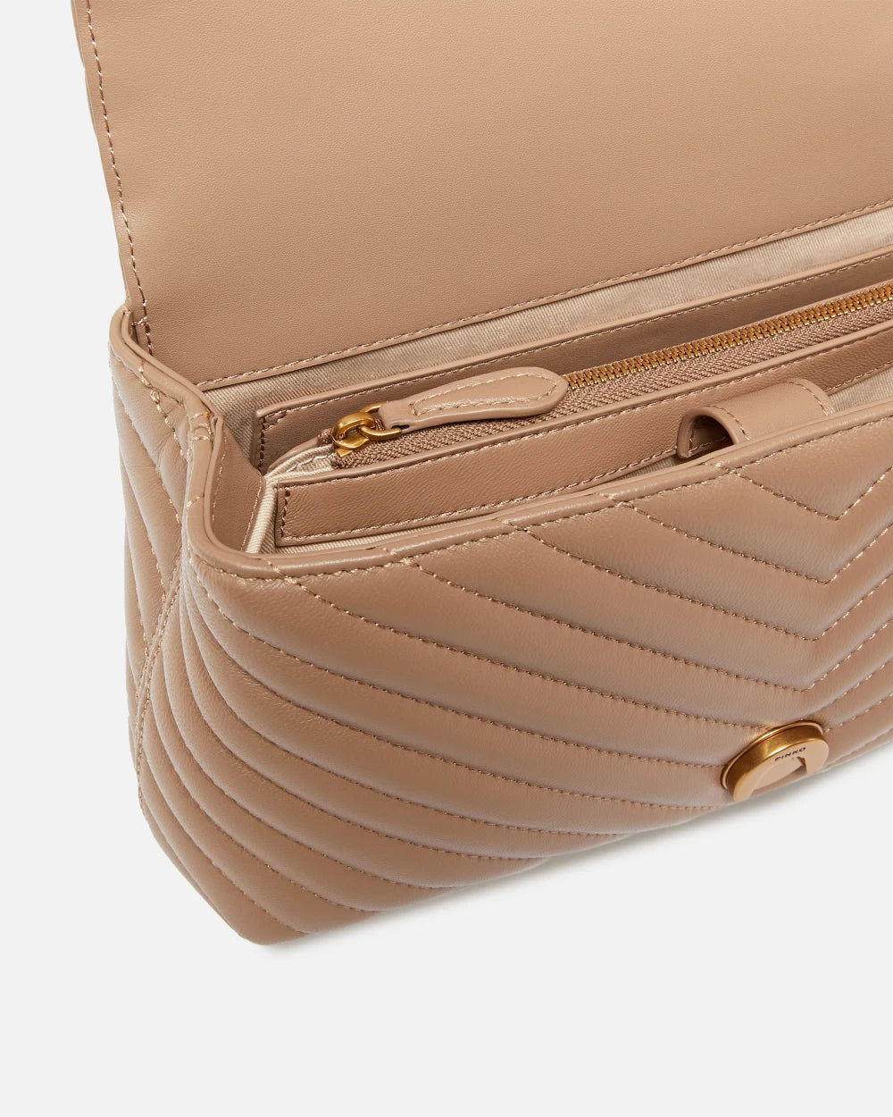 Torebka Lady Love Puff Chevron od PINKO