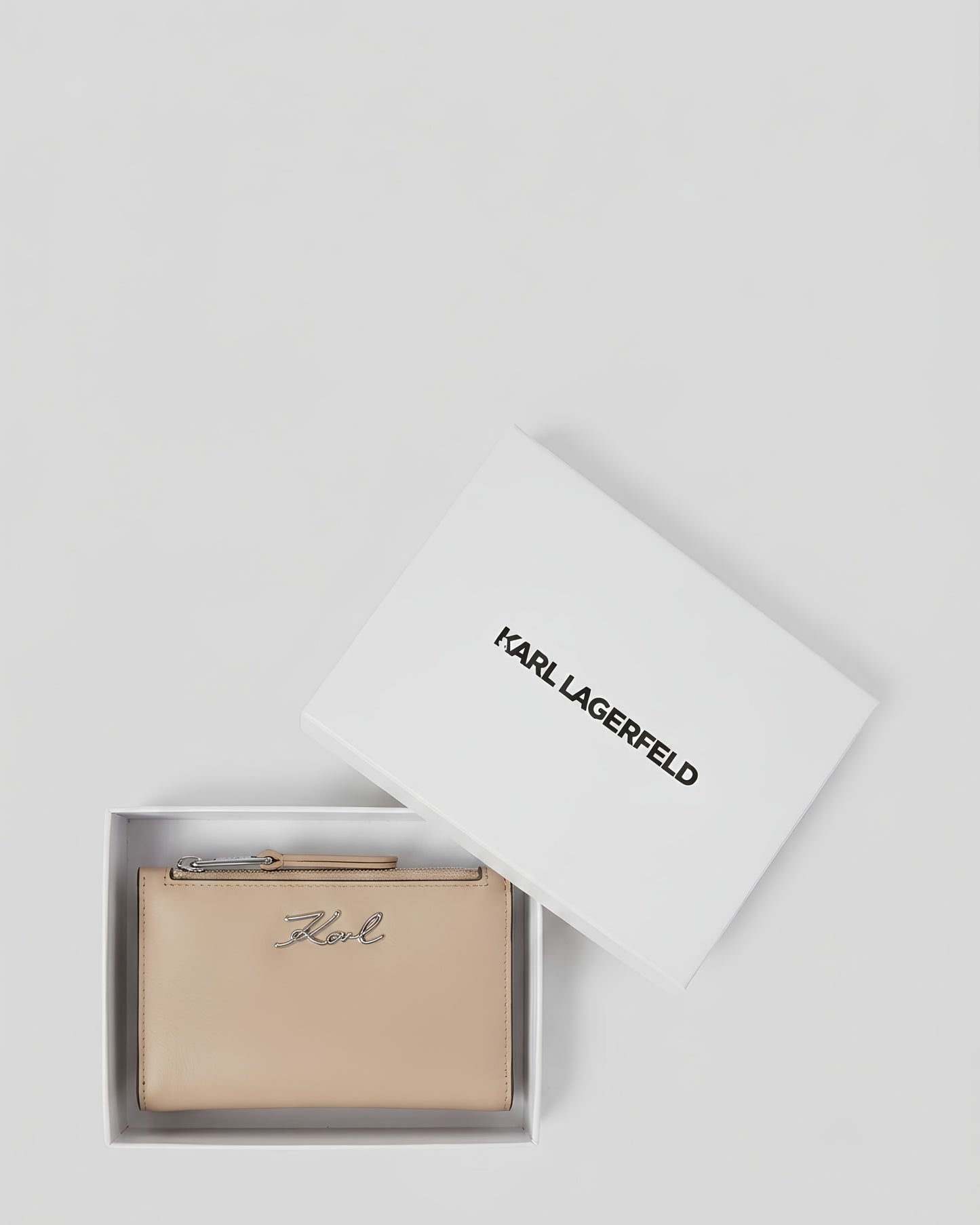 Portfel Dwudzielny K/SIGNATURE marki Karl Lagerfeld