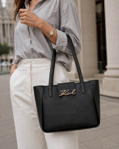 Torebka K/SIGANTURE SM TOTE marki Karl Lagerfeld