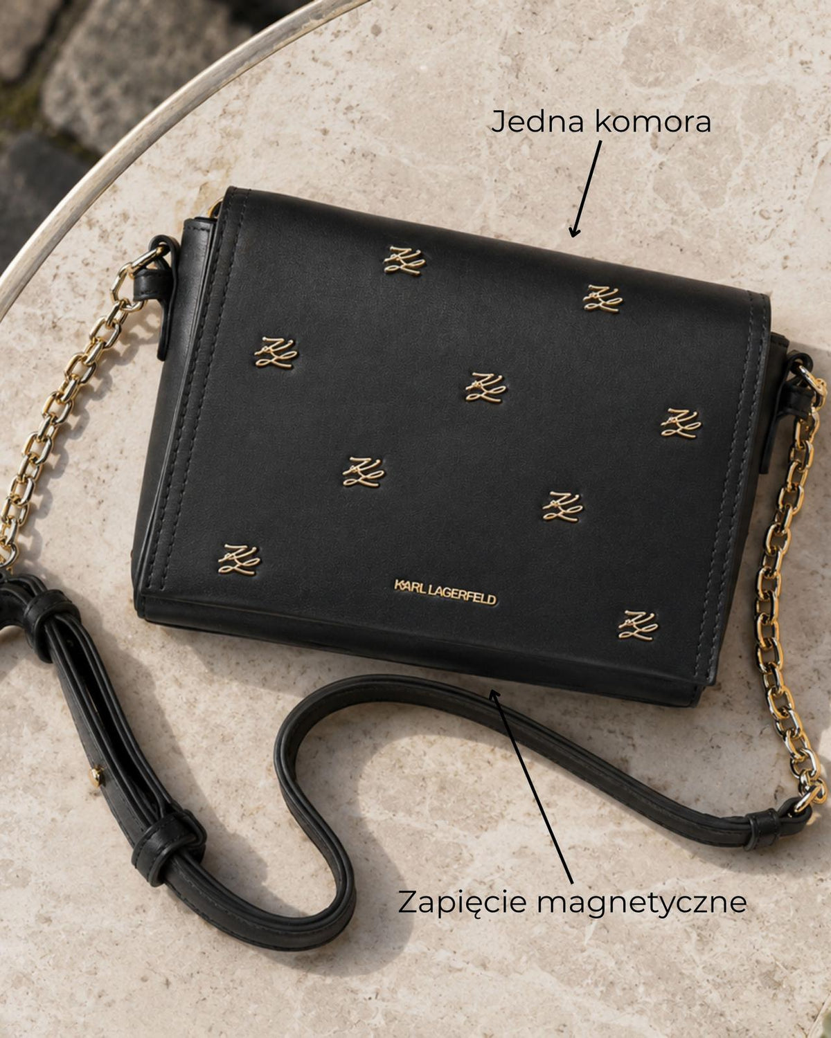Torebka K/AUTOGRAPH SM marki Karl Lagerfeld
