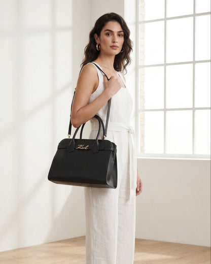 Torebka Top Handle K/SIGNATURE marki Karl Lagerfeld
