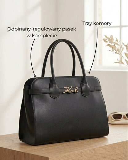 Torebka Top Handle K/SIGNATURE marki Karl Lagerfeld