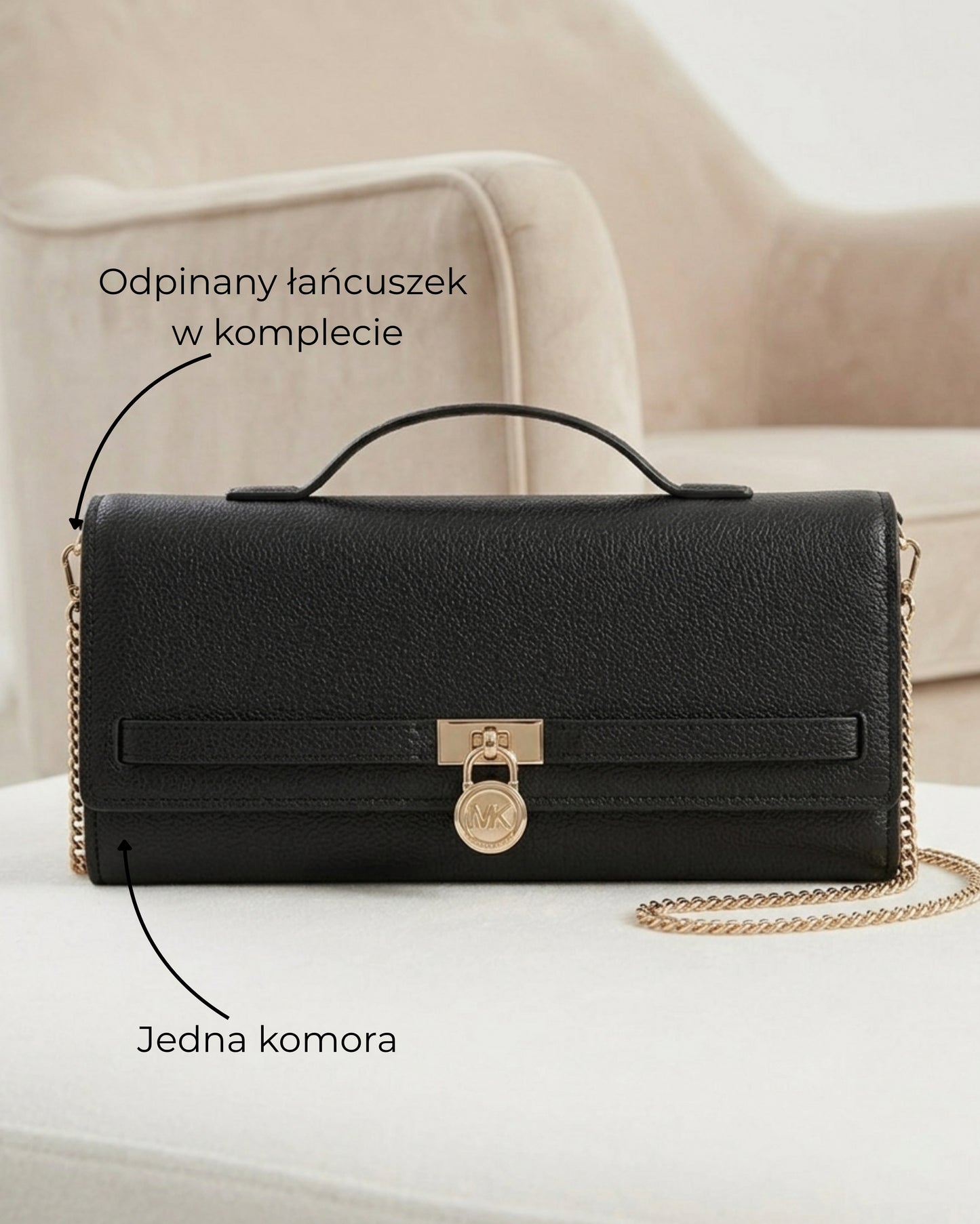 Średnia torebka na ramię Hamilton Moderne od Michael Kors