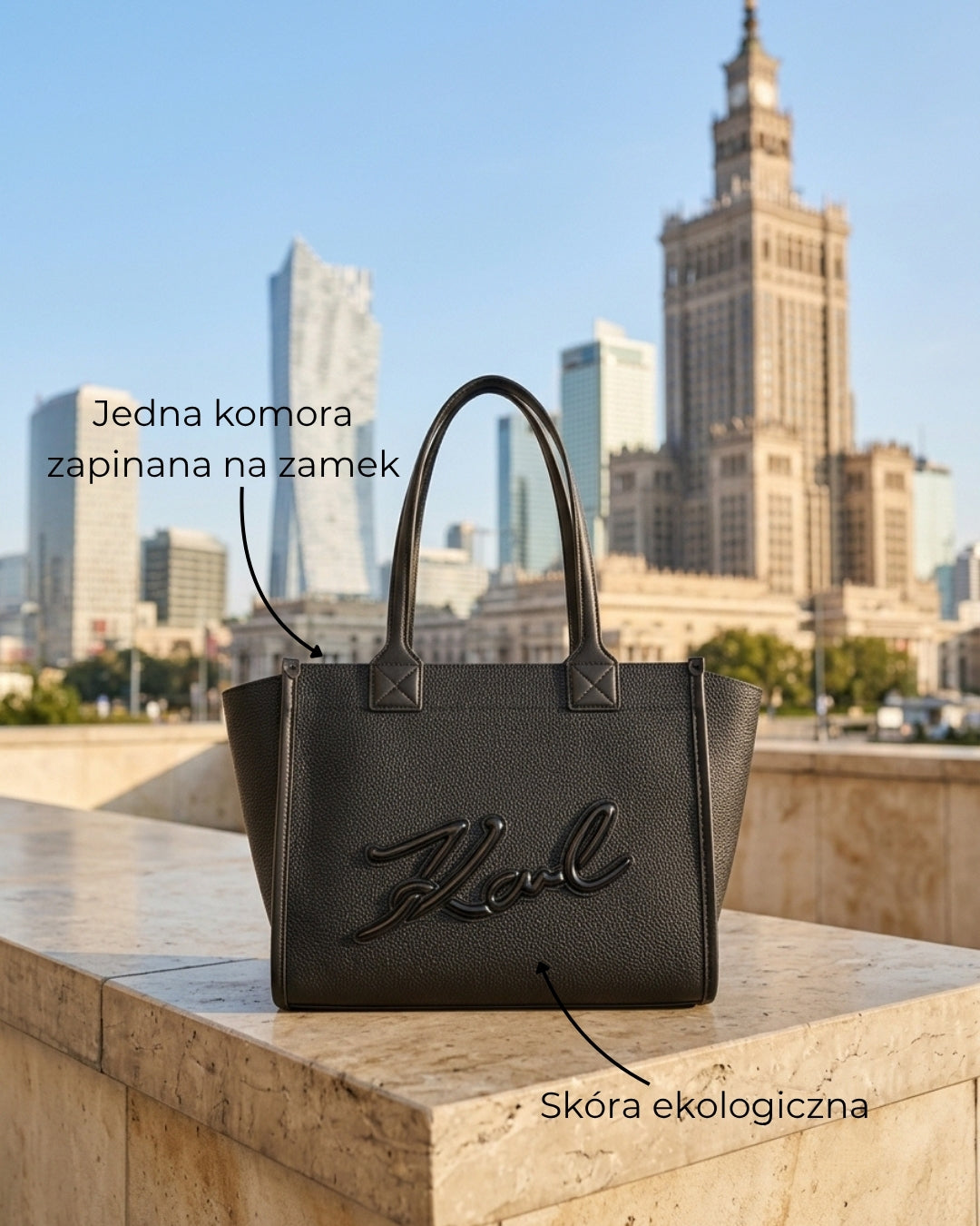 Torebka K/SKUARE Shopper marki Karl Lagerfeld
