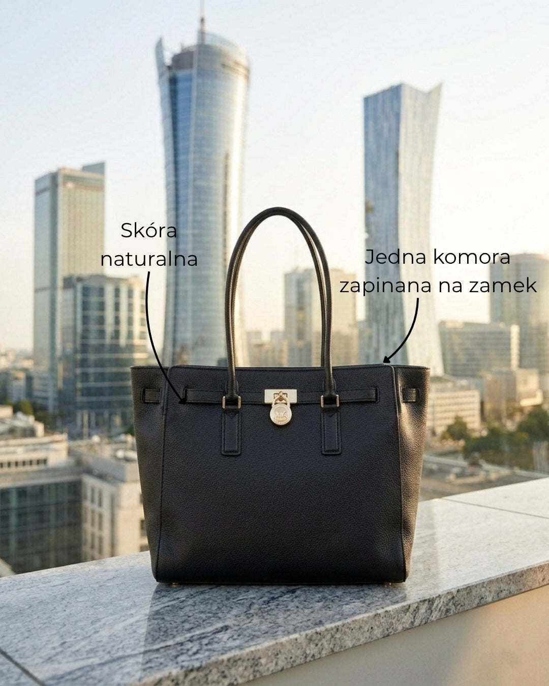 Duża torba tote Hamilton Moderne marki Michael Kors