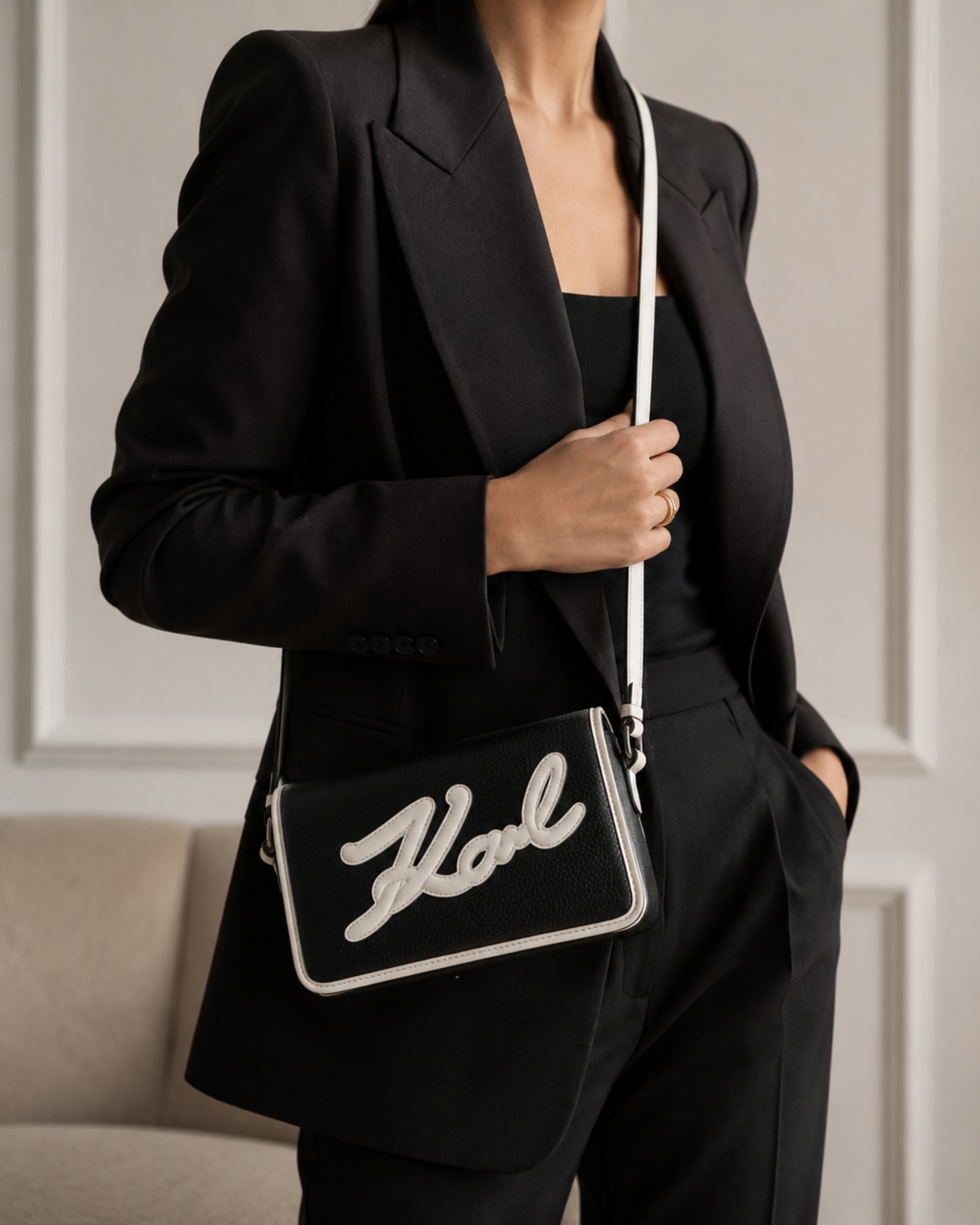 Torebka K/SKUARE marki Karl Lagerfeld